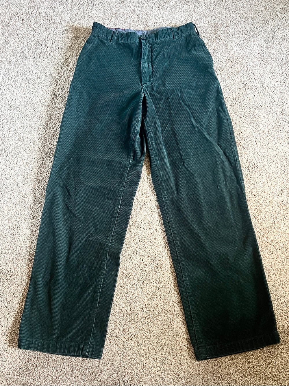 Vintage Green Corduroy Pants